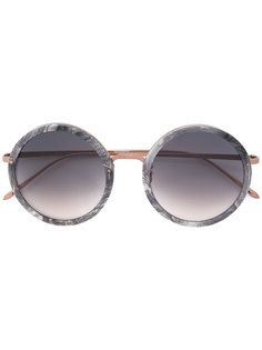 round frame sunglasses Linda Farrow