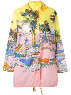 куртка с капюшоном и принтом Emilio Pucci