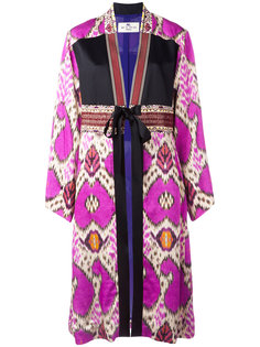 пальто-кимоно с абстрактным принтом Etro