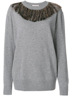 джемпер с металлической бахромой Christopher Kane