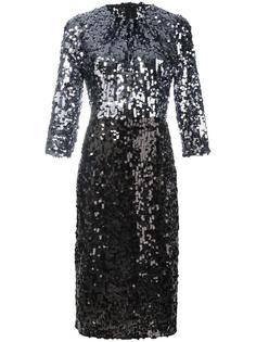 платье с пайетками Dolce & Gabbana