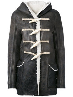куртка с капюшоном и крупными пуговицами Rick Owens