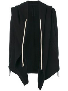 кейп с капюшоном Rick Owens DRKSHDW