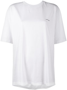 футболка-кокон с логотипом Balenciaga