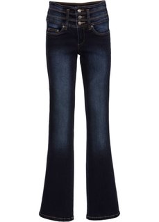 Стройнящие джинсы-стретч BOOTCUT, высокий рост (L) (темно-синий новый) Bonprix