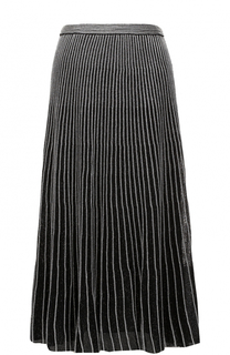 Плиссированная юбка-миди из шелка Proenza Schouler