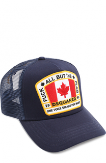 Хлопковая бейсболка с нашивкой Dsquared2