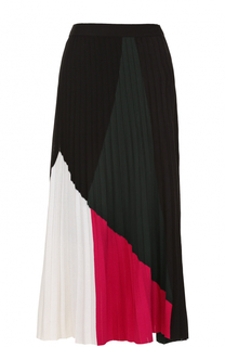 Плиссированная юбка-миди из шелка Proenza Schouler