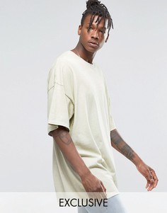 Окрашенная oversize‑футболка Reclaimed Vintage - Светло-серый