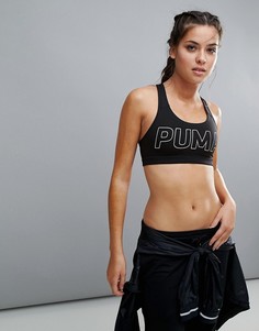 Черный бюстгальтер Puma Powershape Forever - Черный