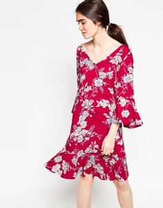 Платье с цветочным принтом Minimum Era - Красный