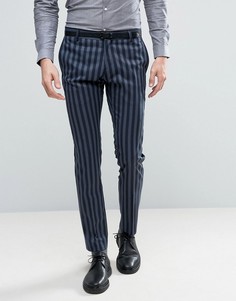 Зауженные брюки Selected Homme - Темно-синий