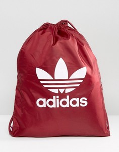 Красная спортивная сумка с логотипом-трилистником adidas Originals - Красный
