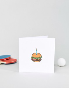 Открытка на день рождения Burger The Naughty Little Card - Мульти