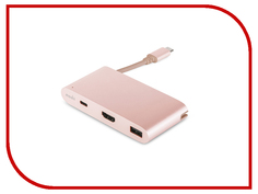 Аксессуар Moshi USB-C Multiport Adapter Golden Rose 99MO084207