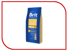 Корм Brit Premium Adult M 15kg для взрослых собак средних пород 9393/132323 Brit*