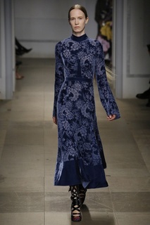 Бархатное платье Erdem