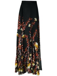 юбка с цветочным принтом   Giambattista Valli