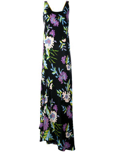 платье макси с цветочным узором Diane Von Furstenberg