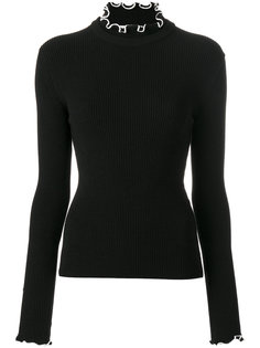 джемпер с заплатками MSGM