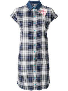 платье-рубашка в клетку  Diesel