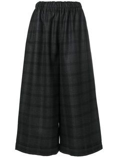 tartan wide leg trousers Daniela Gregis