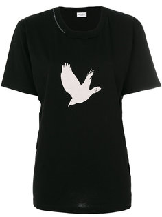 bird print T-shirt Saint Laurent