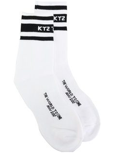 носки с контрастными полосками KTZ