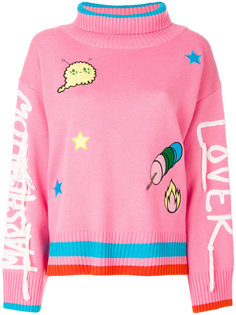 Marshmallow Lover roll neck jumper Mira Mikati