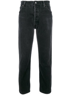 укороченные прямые джинсы с завышенной талией  Re/Done