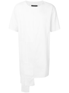 draped patchwork T-shirt  Alchemy