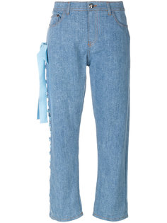 укороченные джинсы  Fendi