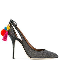 декорированные туфли-лодочки с помпонами Dolce & Gabbana