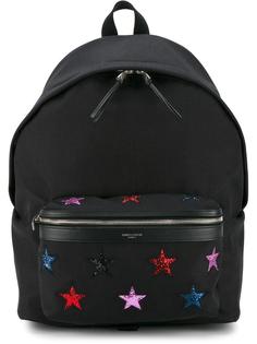 рюкзак с вышивкой звезд Saint Laurent
