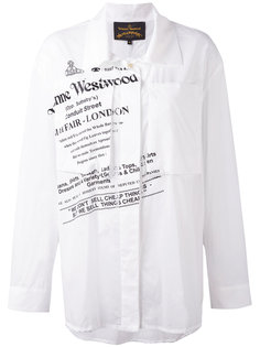 рубашка с графическим принтом Vivienne Westwood Anglomania