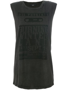 удлиненная майка Diesel