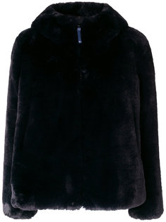 пальто с меховой отделкой  Dondup