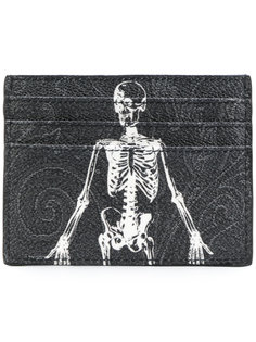 skeleton print cardholder Etro