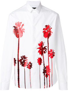 рубашка с пальмовыми деревьями Christian Pellizzari