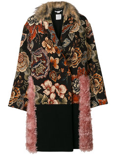 пальто с контрастными вставками Stella McCartney