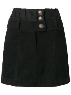 suede skirt Andrea Bogosian