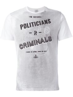 футболка с принтом Politicians/Criminals Vivienne Westwood Man