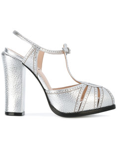 metallic sandals  Fendi