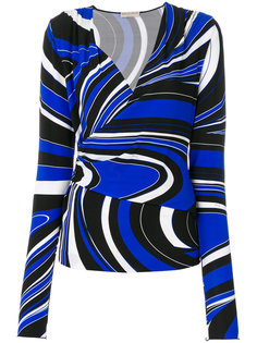 блузка с запахом Emilio Pucci