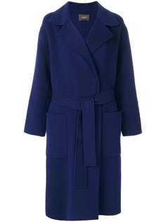 belted wrap coat Odeeh