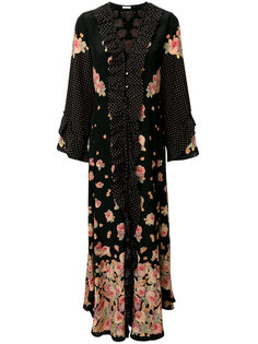 floral print frill panel dress Vilshenko