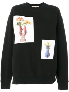 flower and vase print sweatshirt Ports 1961