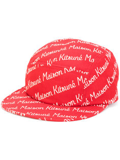 кепка с принтом с логотипом Maison Kitsuné