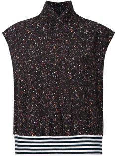 speckle patterned turtle neck top Public School