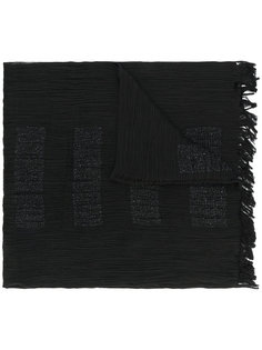 pleat effect distressed scarf Issey Miyake Men